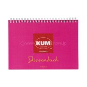 KUM スケッチブック A5 ピンク KM166P