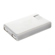 旅行用 USB充電器 薄型 2.4A 白 MBP-US02/WH