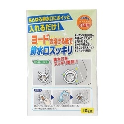 3583 [ヨード溶ける紙で排水口スッキリ 10枚組]