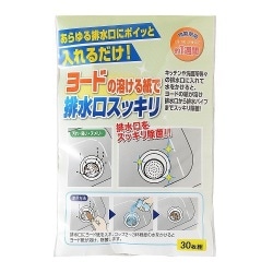 3590 [ヨード溶ける紙で排水口スッキリ 30枚組]