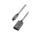 ALU MAX CABLE 3.0 USB-C to USB-A 14cm ガンメタル CBL-AM-30CAF-GT