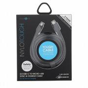 NYLOTOUGH 2.0 USB-C to microUSB 1.5m ブラック CBL-NT20CM-BLK150