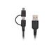 NYLOTOUGH 2.0 USB-C to USB-A Charge Cable 1.5m ブラック CBL-NT2MC-BLK150