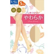 やわらかパンティストッキング 5足組 L~LL ベビーベージュ R05FAL