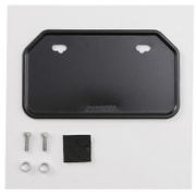 アルミナンバープレートホルダー Mサイズ (原付用山型) ブラック 77049