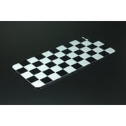 42037GI-309SB [ソリッドバンパー対応アルミパネル iPhone SE（第2世代）/8/7 4.7インチ用 市松 シルバー/ブラック]