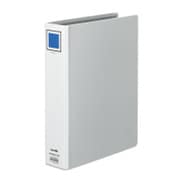 両開きチューブファイル K2 A4縦 50ミリとじ 2穴 シルバー K2フ-ETB650C