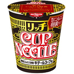 ヨドバシ Com 日清食品 カップヌードル リッチ 無臭にんにく卵黄牛テールスープ味 67g カップラーメン 通販 全品無料配達