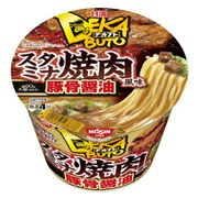 日清デカブト スタミナ焼肉風味 豚骨醤油 107g [カップラーメン]