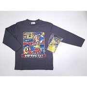 68286 [玩具付ナガTシャツ ヘボット！ チャコール 110cm]