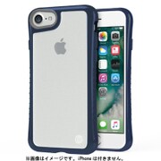 TUN-PH-000531 [Hybrid Shell 衝撃吸収 クリアケース for iPhone 7 ネイビー]