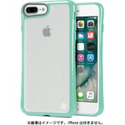 TUN-PH-000527 [Hybrid Shell 衝撃吸収 クリアケース for iPhone 7 Plus ターコイズブルー]