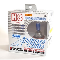 G80A [アプローズホワイト 4700K 車検対応品 H8 70W ハロゲンバルブ]