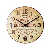 壁掛け時計 Cotswolds wood(コッツウォルズ ウッド) CL-1281