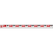 メジャーステッカータイプ1 80cm/5cm レッド