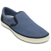 メンズ 26cm Bijou Blue/White Norlin Canvas Slip-on M8