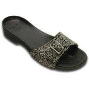 サラ レオパード サンダル レディース 21cm ブラック Sarah Leopard Sandal W5