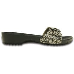 crocs leopard sandals