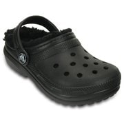 Classic Lined Clog Kids Black/Black C12 [クラシック ラインド クロッグ キッズ 18.5cm ブラック/ブラック]