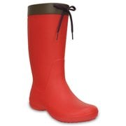 クロックス フリーセイル レイン ブーツ レディース 24cm フレーム Freesail Rain Boot Flame W8