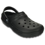 クロックス リナ スエード ローファー ユニセックス 24cm ブラック/ブラック Classic Lined Clog Black/Black M6W8