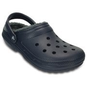 クロックス リナ スエード ローファー ユニセックス 26cm ネイビー/チャコール Classic Lined Clog Navy/Charcoal M8W10
