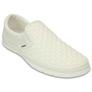 クロックス ノーリン アトモス ウーブン スリップオン メンズ 22cm ホワイト/ホワイト Norlin Atmos Woven Slip-on White/White M4