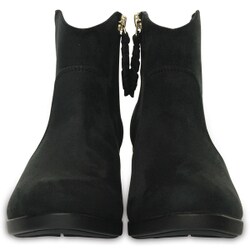 ヨドバシ.com - crocs クロックス Leigh Synth Suede Wedge Bootie