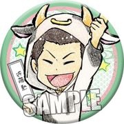 銀魂 缶バッジ 近藤 勲 干支Ver. [キャラクターグッズ]