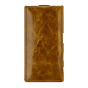 CBR-SYF5321AAEATB [BONRONI Premium Leather Case for Xperia X Compact Flip 茶]