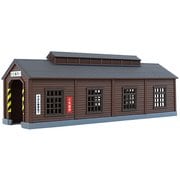 S051-1 [Zゲージ 木造機関庫(こげ茶)]