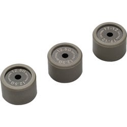 DWRウエイトローラー3個セット φ17×12mm×12.5g スズキ系 90504