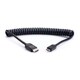 ATOMFLEX PRO HDMI COILED CABLE (Mini to Full 40cm) ATOM4K60C4