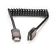 ATOMFLEX PRO HDMI COILED CABLE (Full to Full 30cm) ATOM4K60C5
