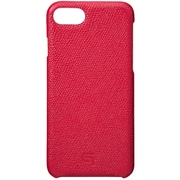 Embossed Grain Leather Case for iPhone 7 Red [iPhone 7 レザーケース（本革） レッド]