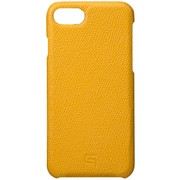 Embossed Grain Leather Case for iPhone 7 Yellow [iPhone 7 レザーケース（本革） イエロー]