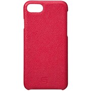 Embossed Grain Leather Case for iPhone 7 Plus Red [iPhone 7 Plus レザーケース（本革） レッド]