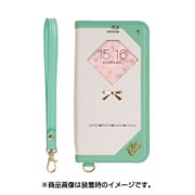 iPhone 6/6s trouver Plie(トルヴェ プリエ)窓付きダイアリーケース ホワイト/ミントグリーン [約縦14.1×横7.5×厚1.3cm]
