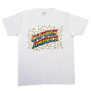 SPAP256 [MARVEL Tシャツ Lサイズ キャプテンアメリカ ホワイト]