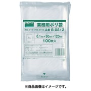 B0812 [厚手ポリ袋 縦120×横80×t0.1 100枚入 透明]