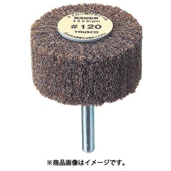 UFN325120 [ナイロン軸付ホイール 外径30×厚25×軸6 5個入 120♯]