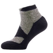 Walking Thin Socklet Ov Marl/Charcoal S [シールスキンズ アンクル ソックス Sサイズ オリーブマール/チャコール]