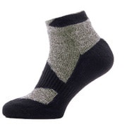 Walking Thin Socklet Ov Marl/Charcoal M [シールスキンズ アンクル ソックス Mサイズ オリーブマール/チャコール]
