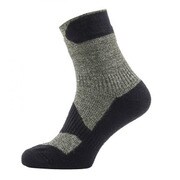 Walking Thin Ankle Ov Marl/Charcoal M [シールスキンズ ソックス Mサイズ オリーブマール/チャコール]