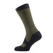 Walking Thin Mid Ov Marl/Charcoal L [シールスキンズ ソックス Lサイズ オリーブマール/チャコール]