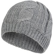 Waterproof Cable Knit Beanie GY S-M [S～Mサイズ グレー]