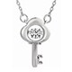 Dancing Stone ダンシングエンジェル Lovers key CZ 3.0mm ANG-011
