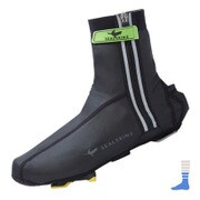 Lightweight Open Sole Halo Overshoe BK/RD XL [XLサイズ ブラック＆レッド]