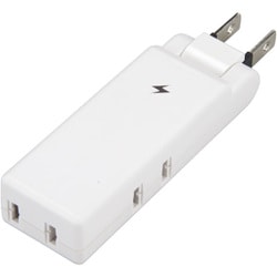 雷ガード付 極小 コーナータップ 3個口 ホワイト Y02CMK300WH