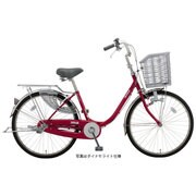 シティサイクル TITLE U（タイトル U） 26型 変速なし ネオダークコスモレッド DTU60A61 OR64